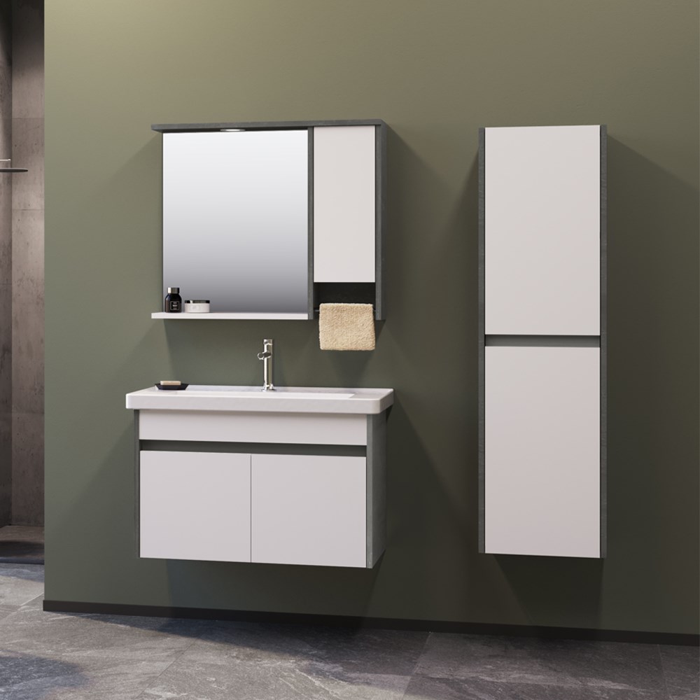 Orka Aydos 85 cm Banyo Dolabı