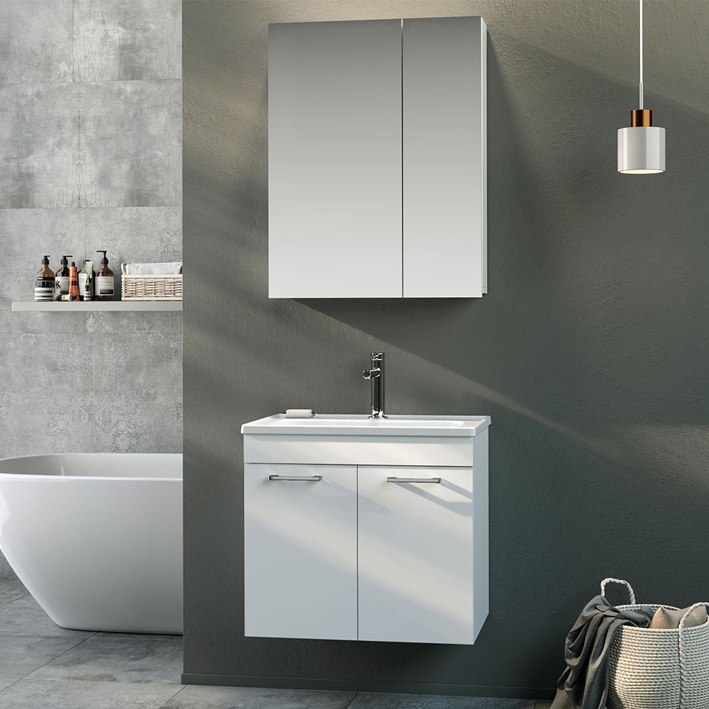 Orka Bafa 60 cm Banyo Dolabı