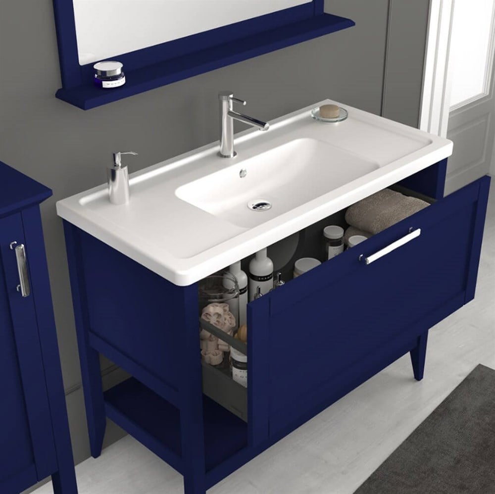 Orka Bastle 105 cm Banyo Dolabı