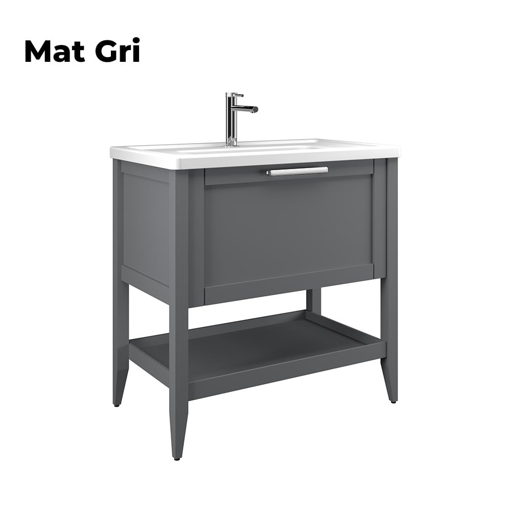 Orka Bastle 85 cm Banyo Dolabı