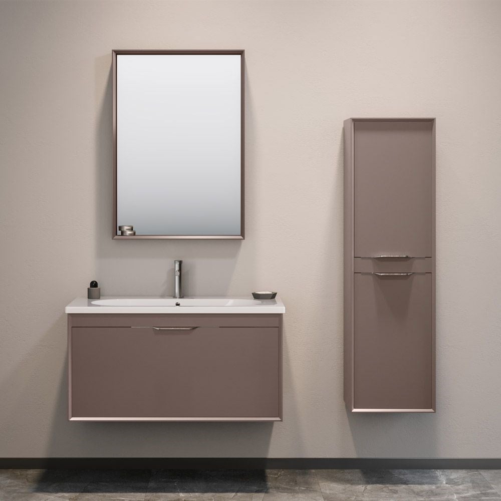 Orka Clay 100 cm Banyo Dolabı