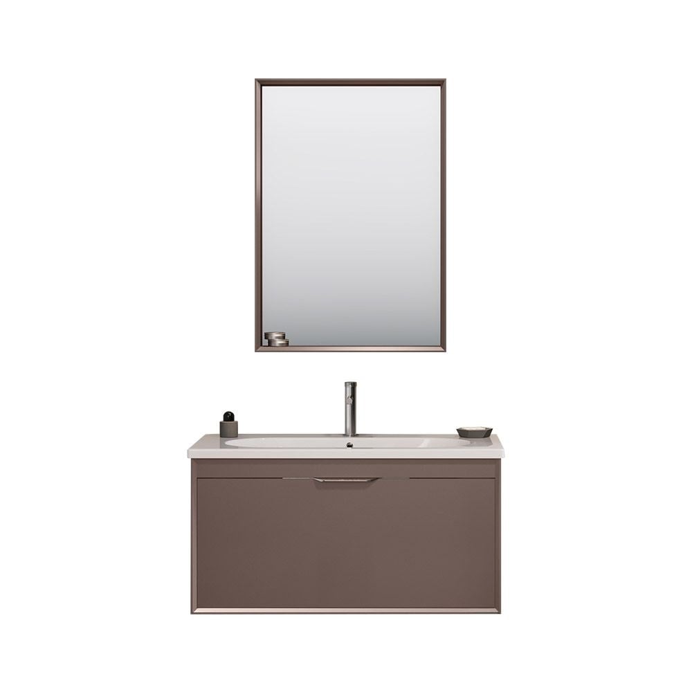 OrkaClay 100 cm Banyo Dolabı