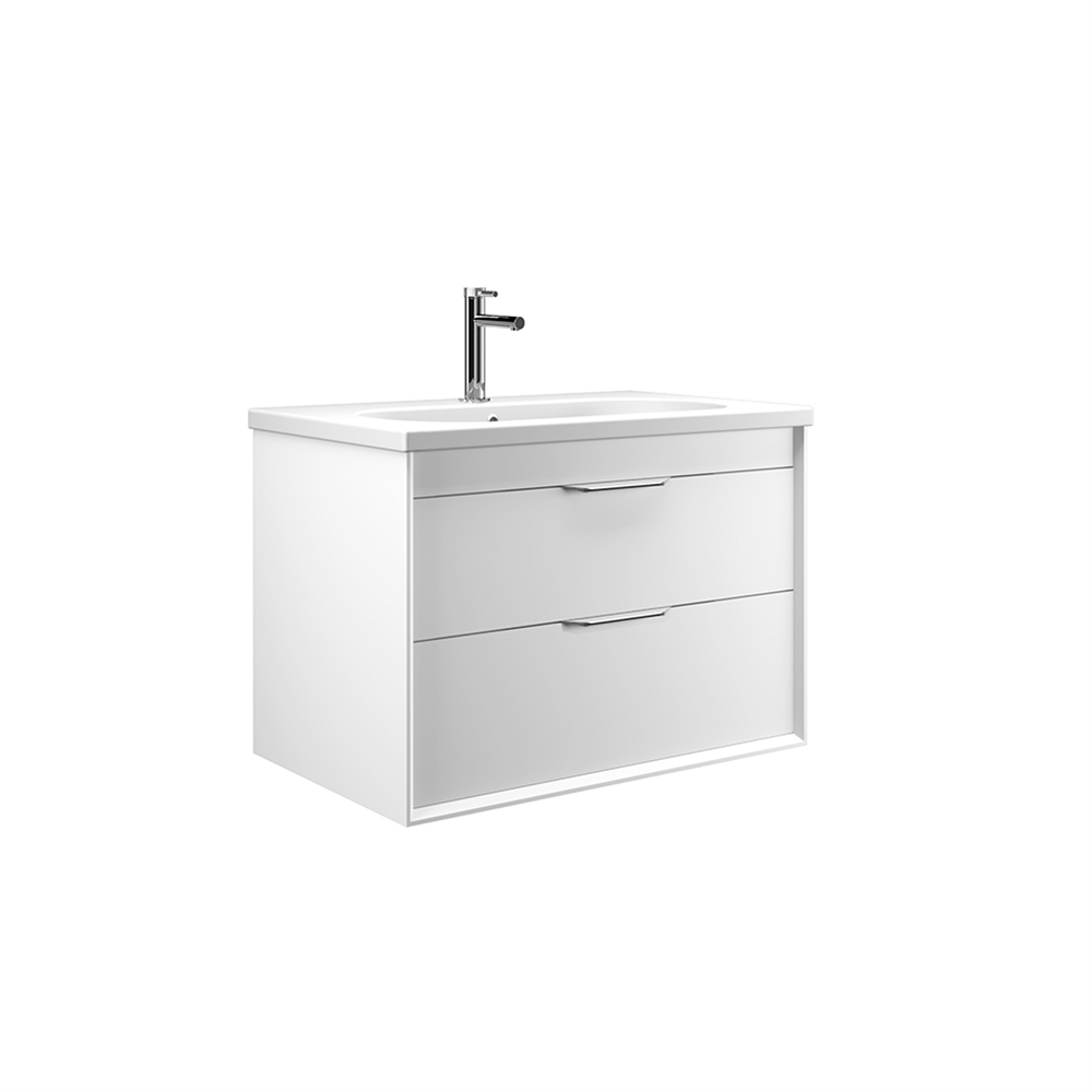Orka Clay 65 cm Çift Çekmeceli Banyo Dolabı Alt Modülü