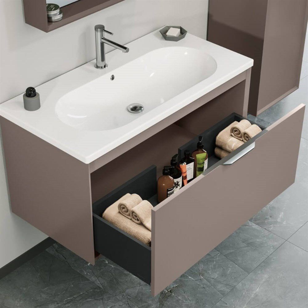 Orka Clay 80 cm Banyo Dolabı Alt Modülü