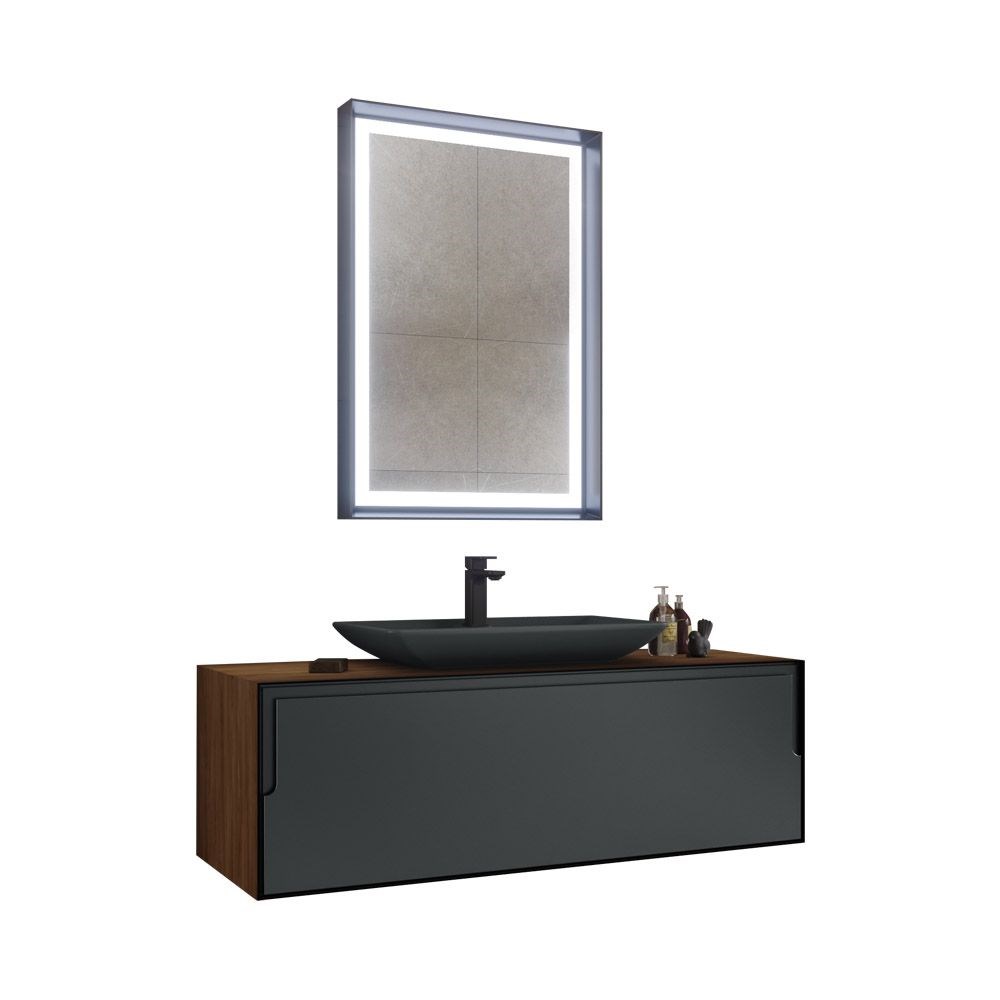 OrkaCraft 120 cm Banyo Dolabı