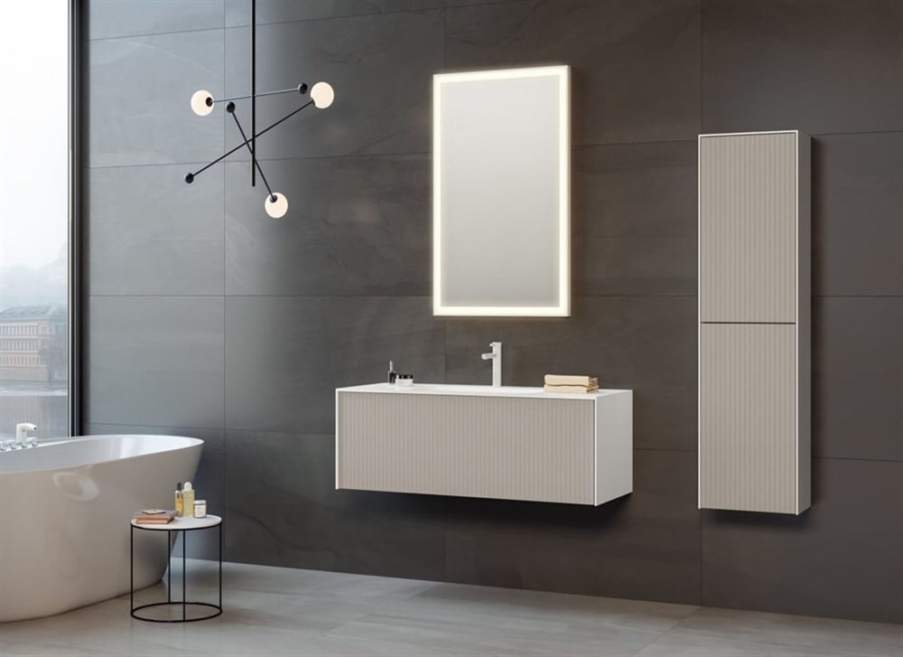 Orka Cube 100 cm Banyo Dolabı