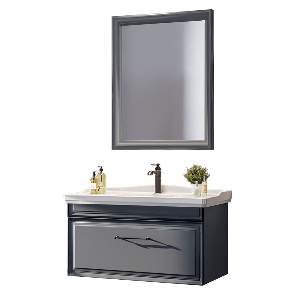 OrkaDesign 105 cm Banyo Dolabı