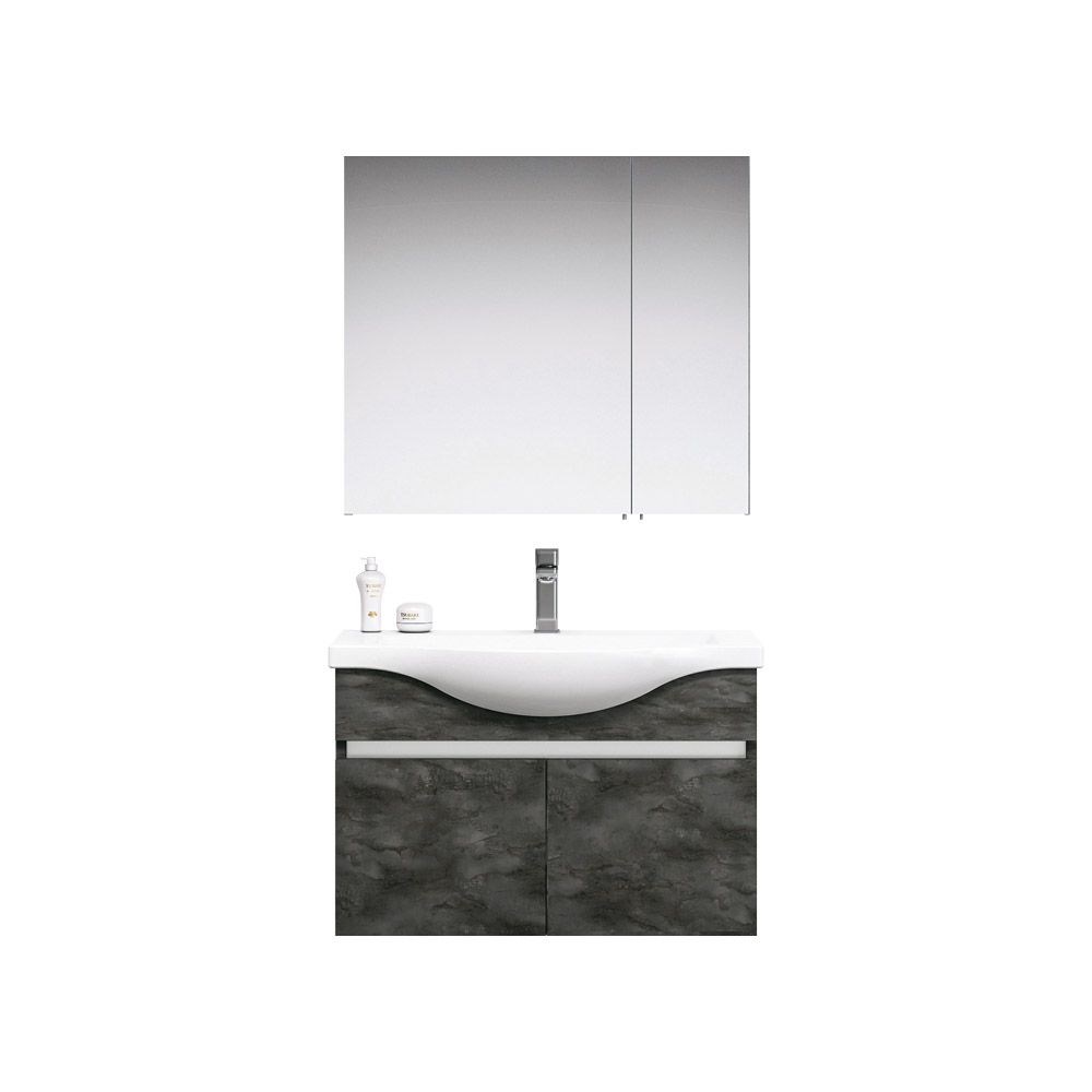 Orka Dinar 80 Cm Kapaklı Banyo Dolabı