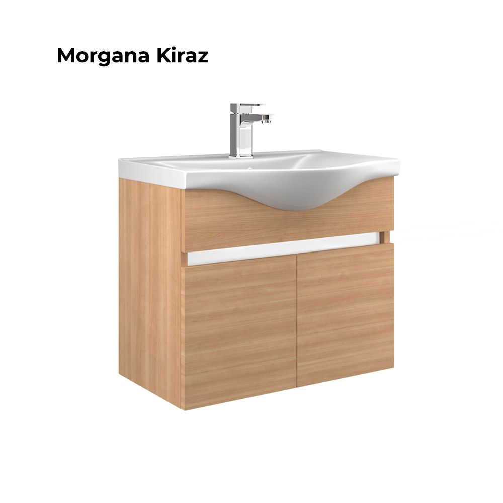 Orka Dinar 80 cm Kapaklı Banyo Dolabı Alt Modülü