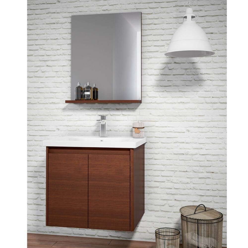 Orka Düden Kapaklı 60 cm Banyo Dolabı