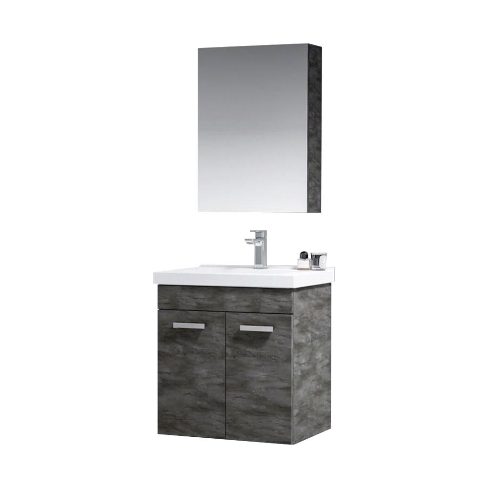OrkaEnez 55 cm Kapaklı Banyo Dolabı