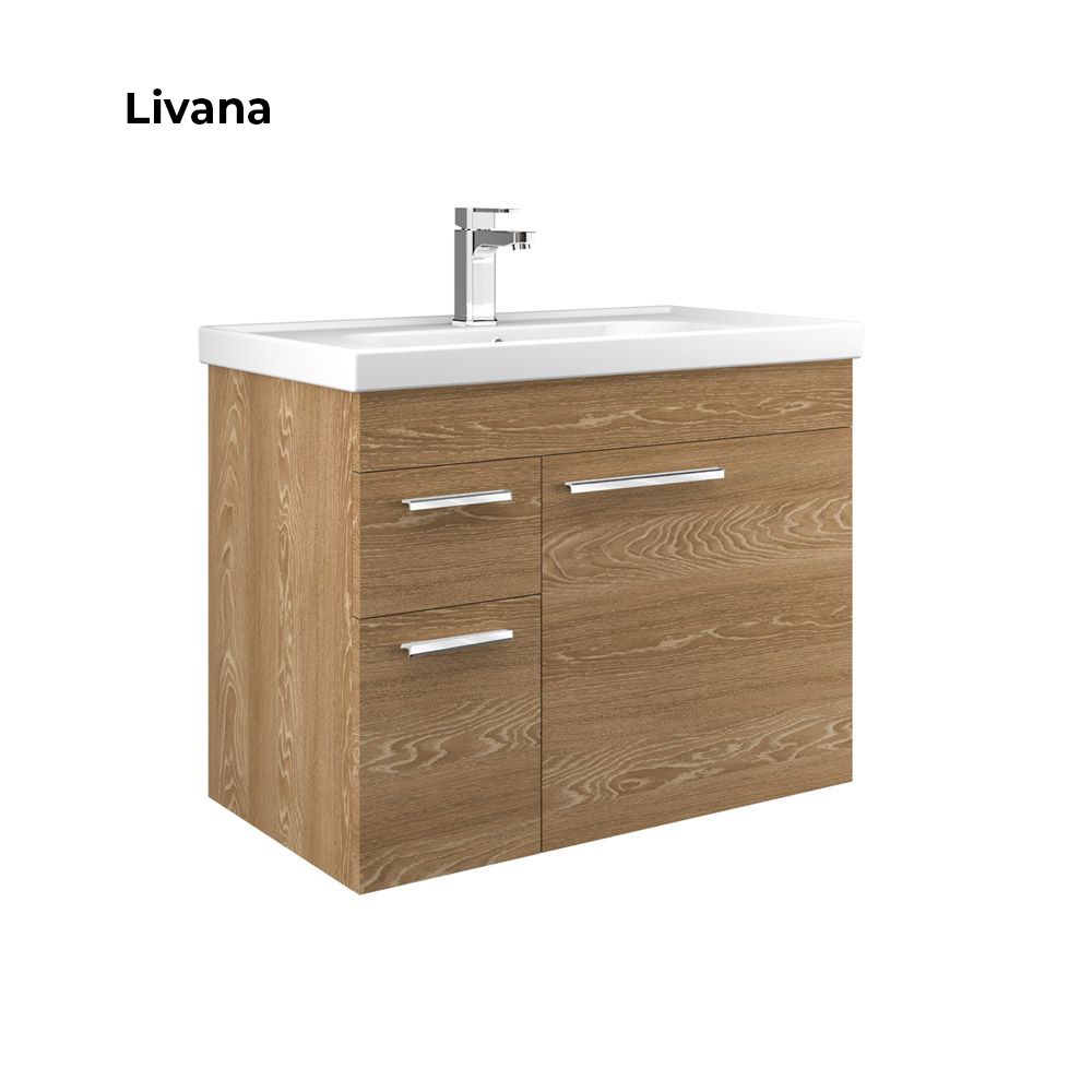 Orka Enez 80 cm Çekmece Kapaklı Banyo Dolabı Alt Modülü