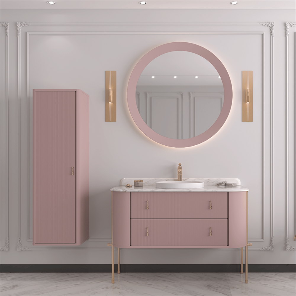 Orka Felice 100 cm Metal Ayaklı Banyo Dolabı