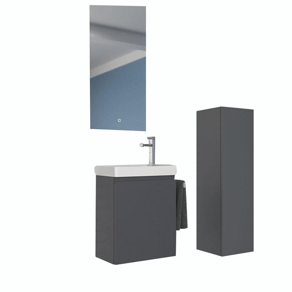 Orka Ferla 40 cm Banyo Dolabı