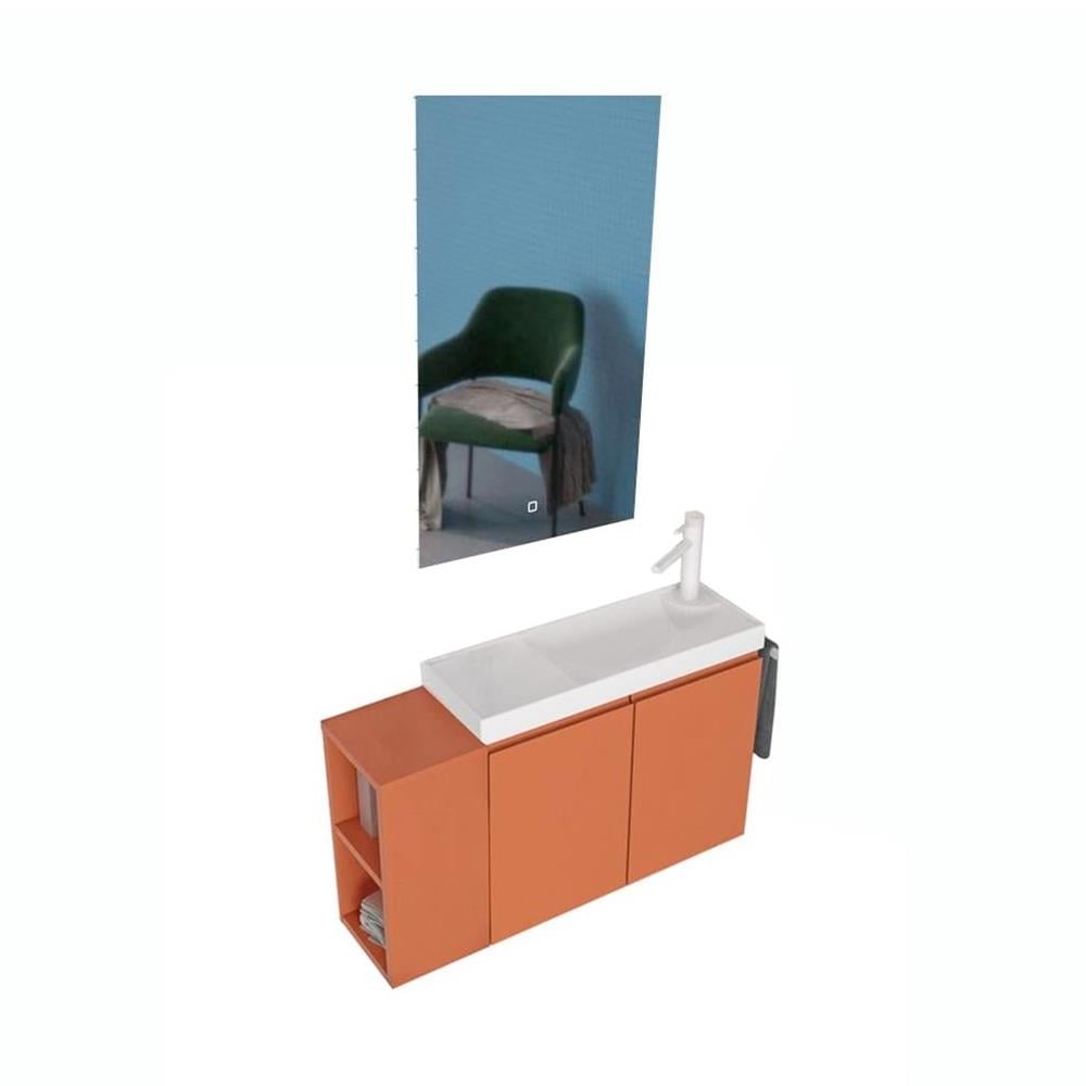 OrkaFerla 80 cm Banyo Dolabı