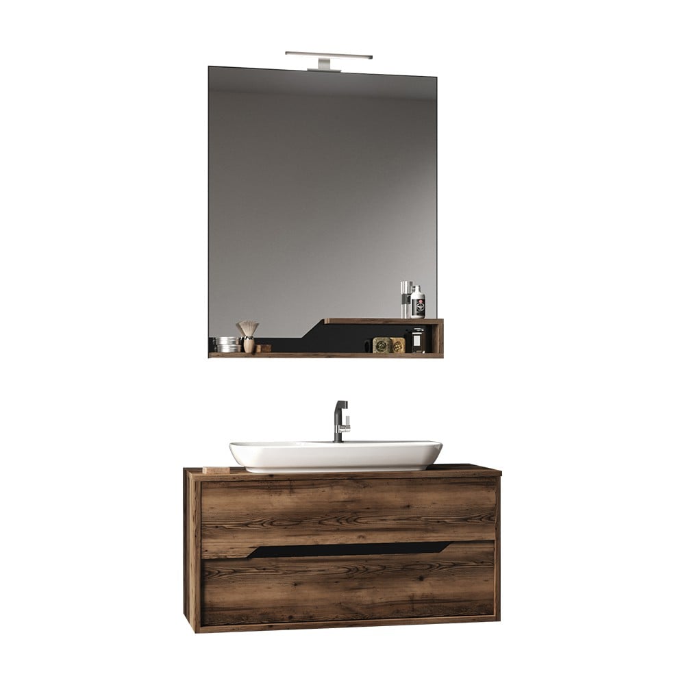 OrkaGalia 100 cm Banyo Dolabı