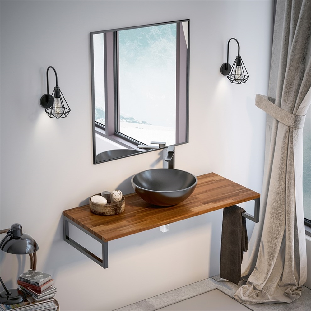 Orka Kestel 120 cm Banyo Dolabı