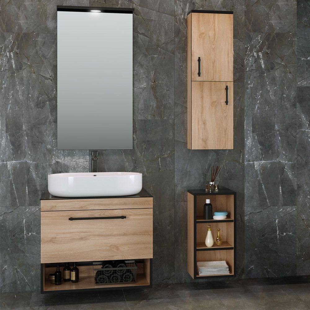 Orka Knidos 90 Cm Banyo Dolabı