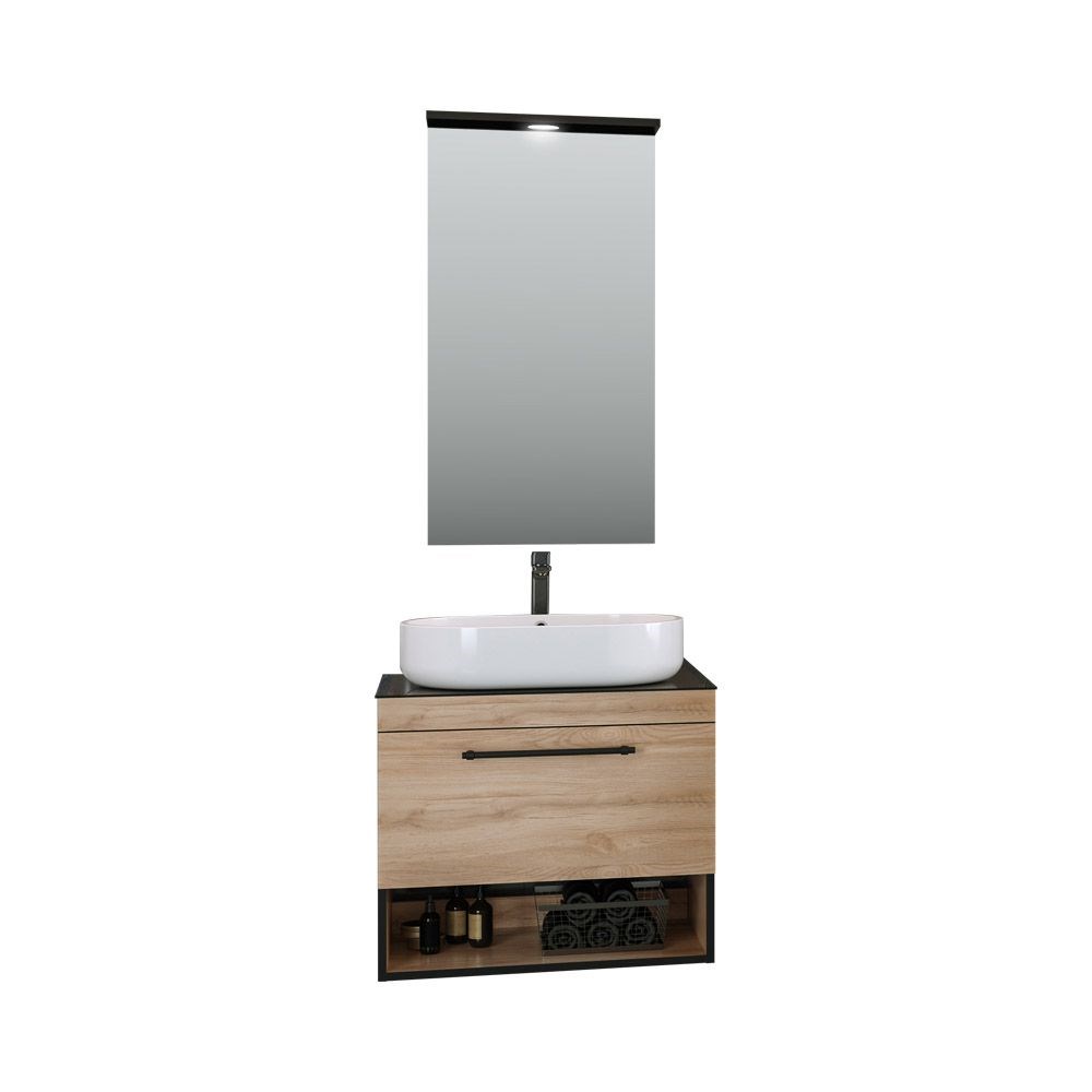 OrkaKnidos 90 cm Banyo Dolabı