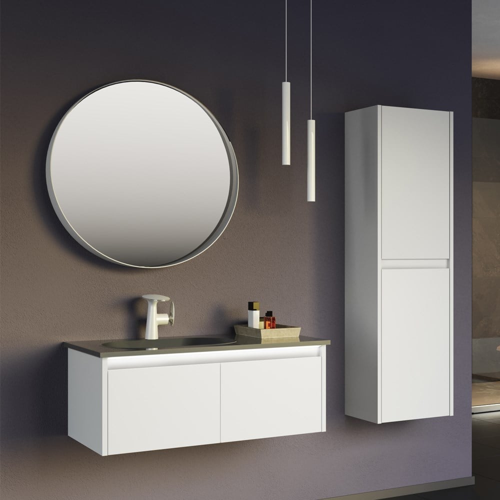 Orka Lisbon 90 cm Banyo Dolabı