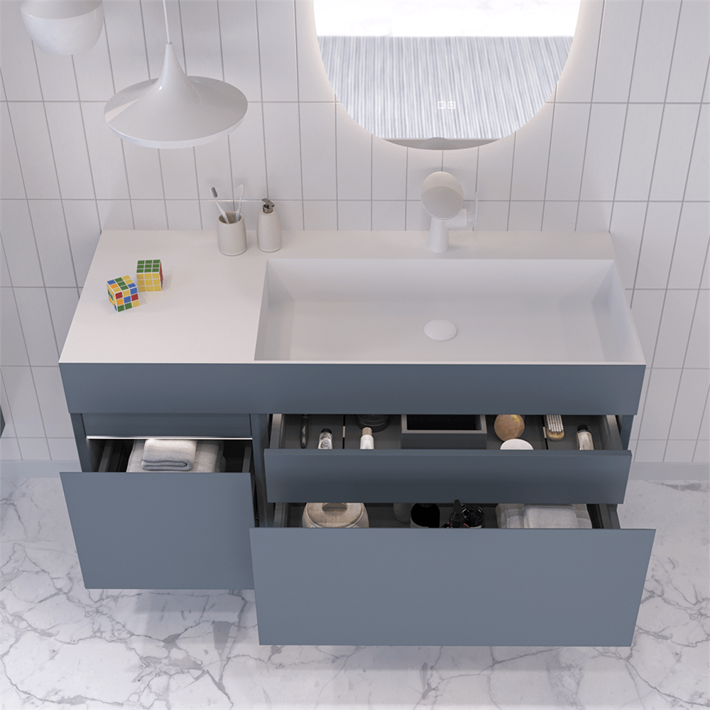 Orka Lusso 120 cm Banyo Dolabı Alt Modülü