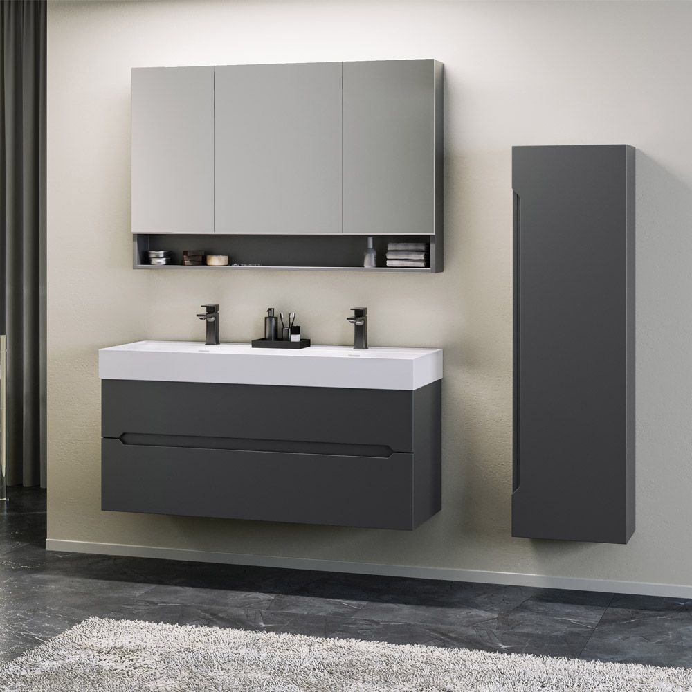 Orka Malta 120 Cm Banyo Dolabı