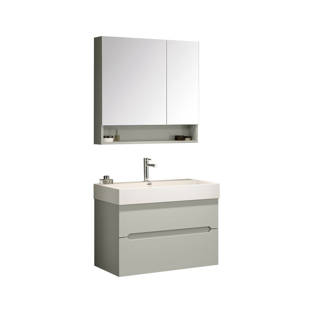 OrkaMalta 80 cm Banyo Dolabı