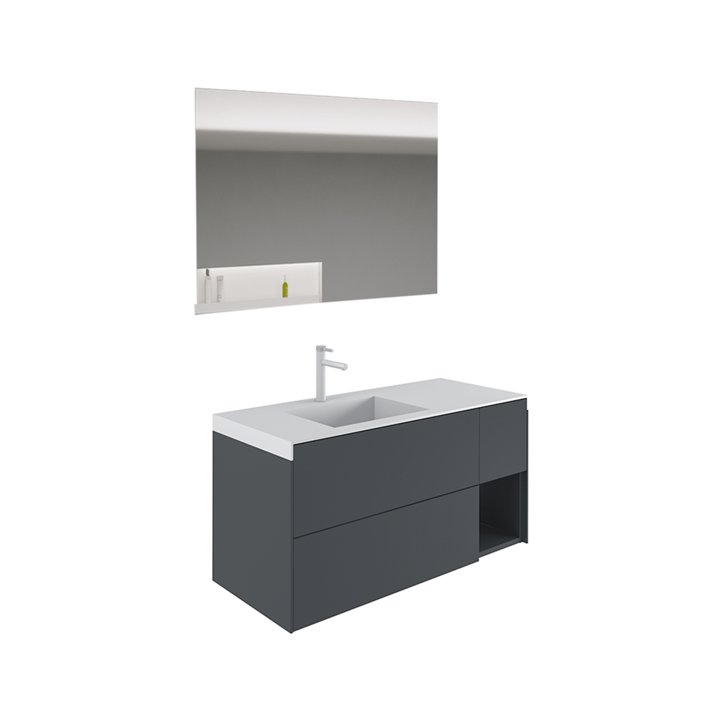 OrkaMilano 100 cm Banyo Dolabı