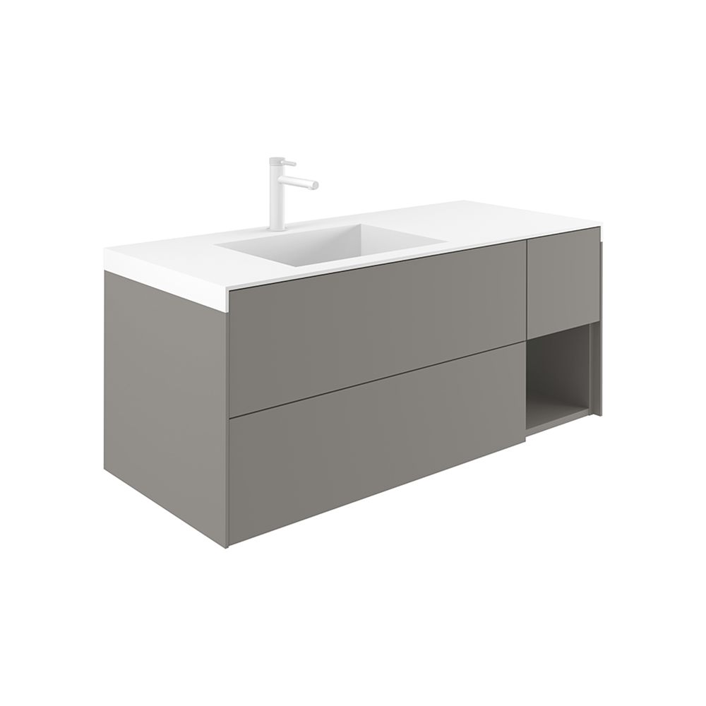 Orka Milano 120 cm Banyo Dolabı Alt Modülü