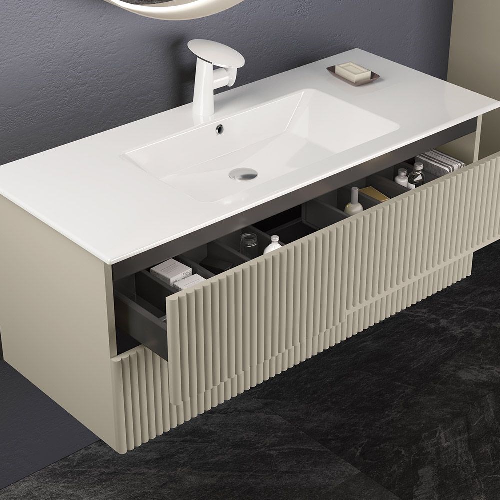 Orka Moonlight 90 cm Banyo Dolabı Alt Modülü