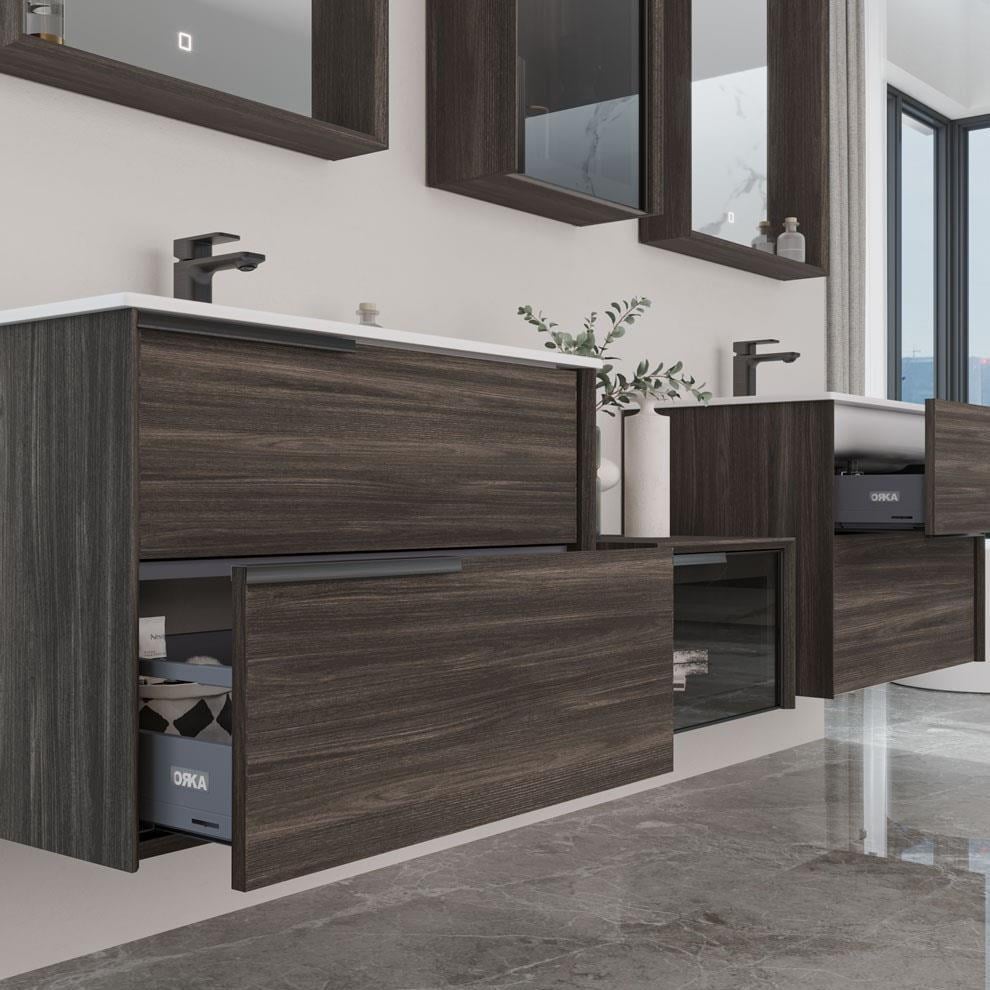 Orka Noventa 80 cm Banyo Dolabı