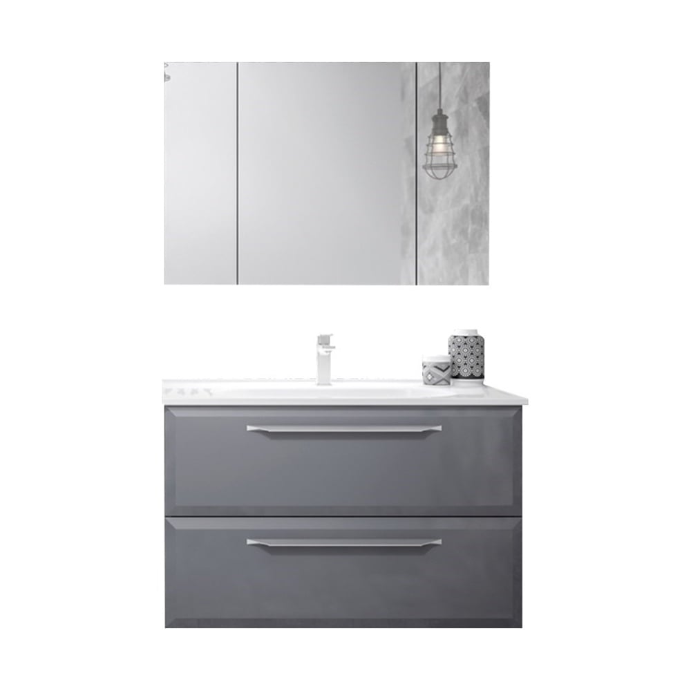 OrkaNuvola 100 cm Banyo Dolabı
