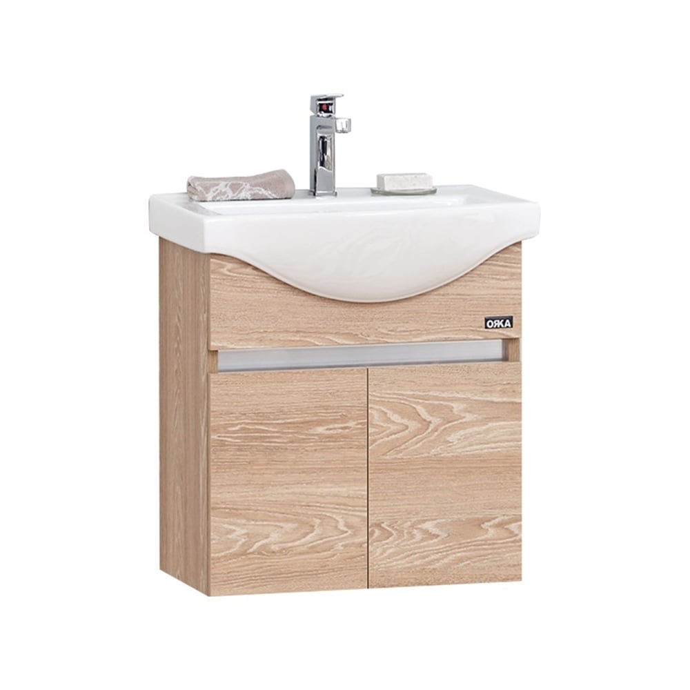 OrkaOrka Dinar 55 cm Kapaklı Banyo Dolabı Alt Modülü