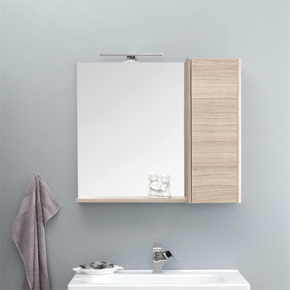 Orka Düden 78 cm Aplikli Dolaplı Ayna