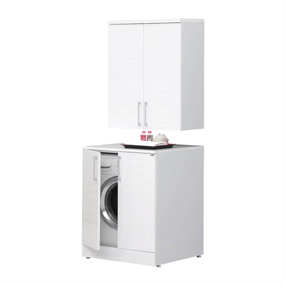 Orka Perge 70 cm Kapaklı Çamaşır Makinesi Dolabı