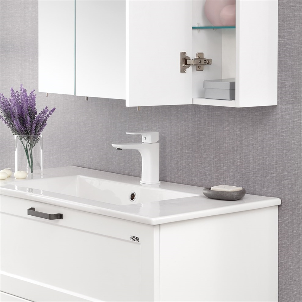 Orka Su 100 cm Banyo Dolabı Alt Modülü