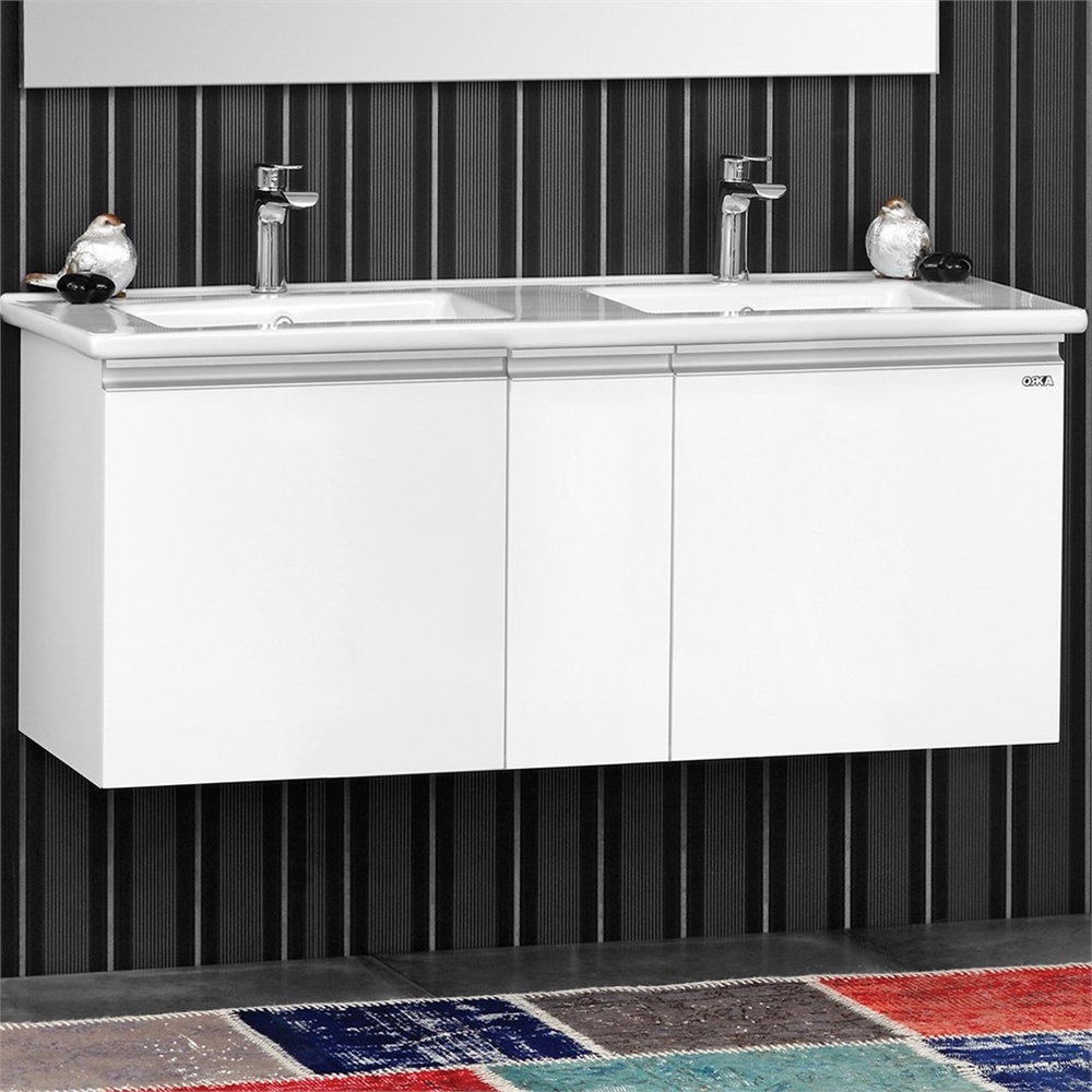 Orka Terme 120 cm Banyo Dolabı Alt Modülü