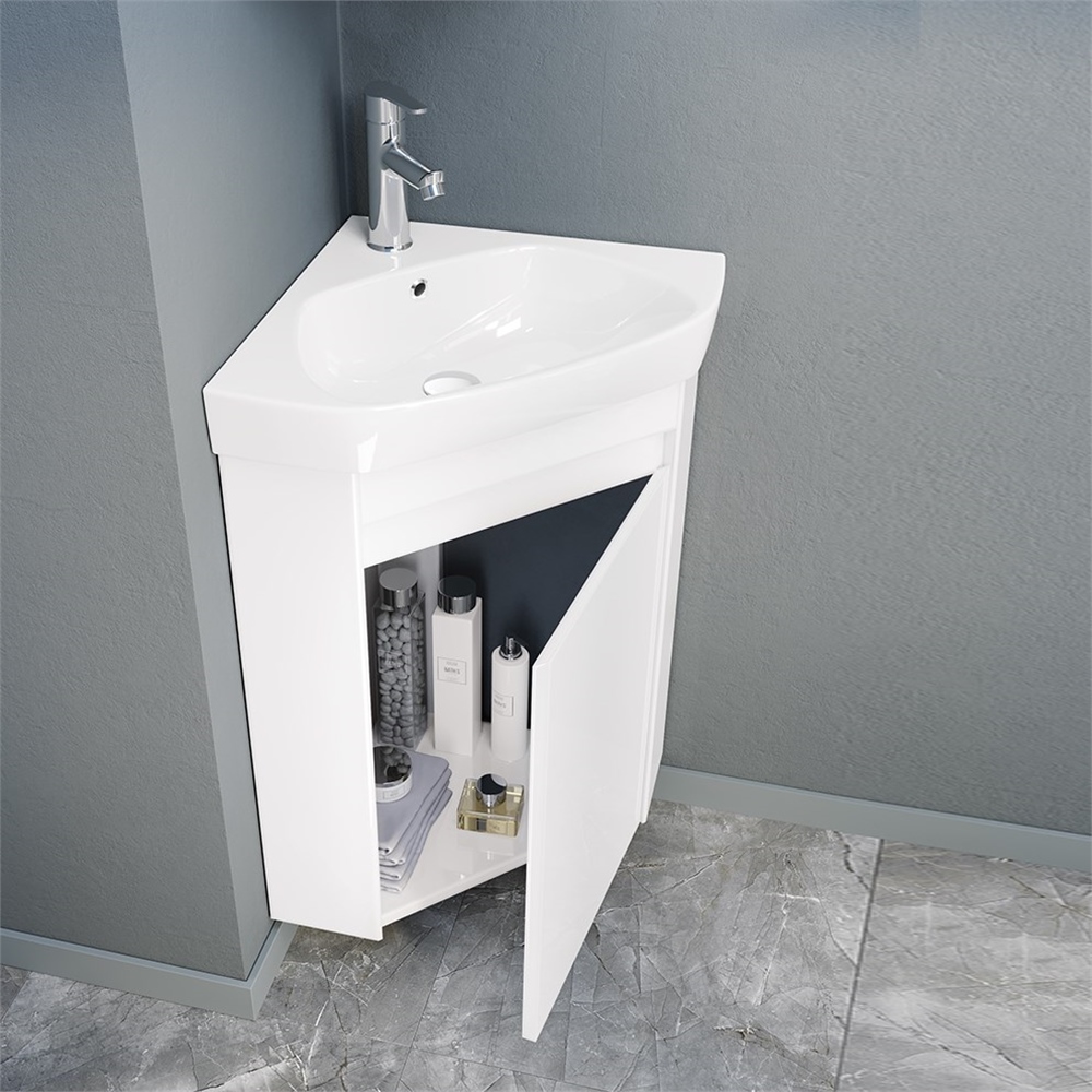 Orka Zag 45 cm Köşe Banyo Dolabı Alt Modülü