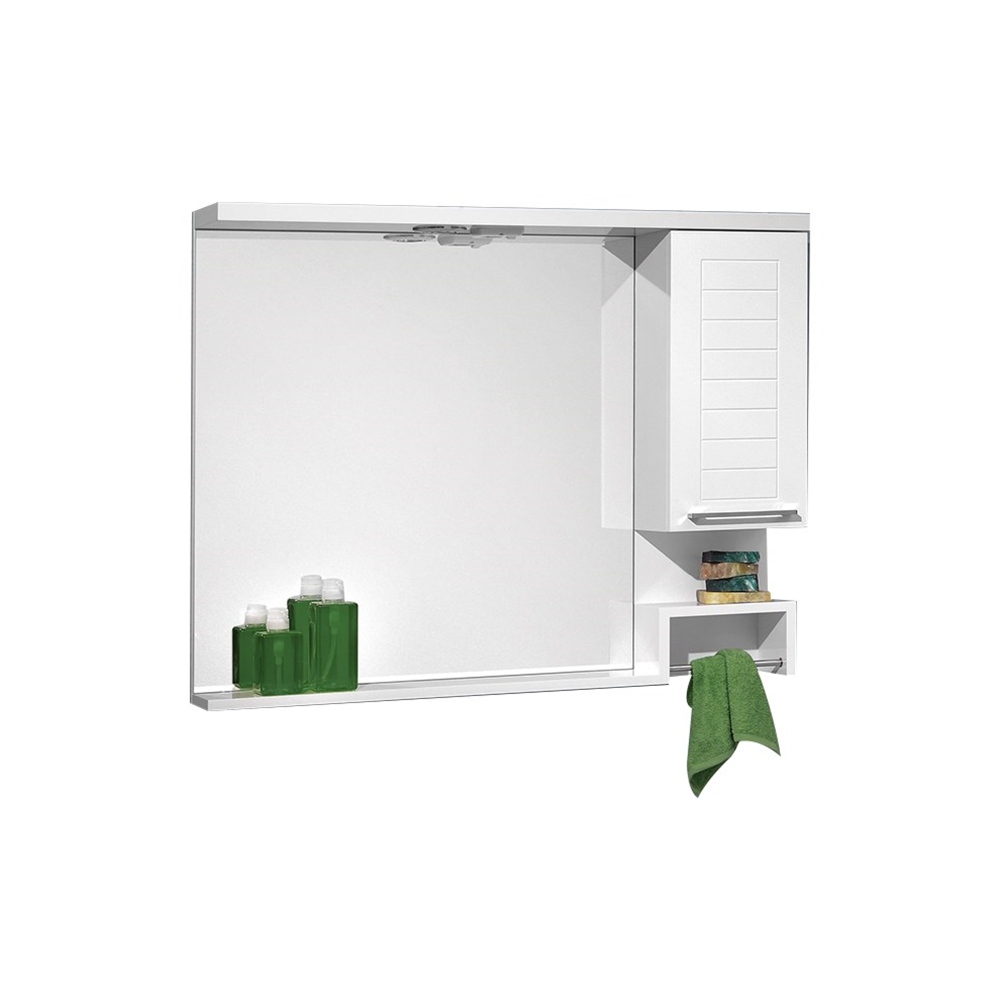 OrkaPerge 100 cm Dolaplı Ayna