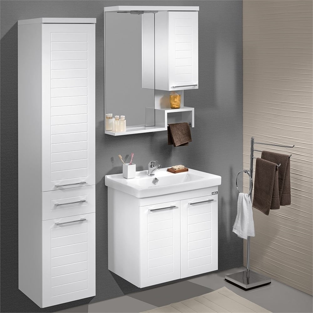Orka Perge 65 Cm Banyo Dolabı