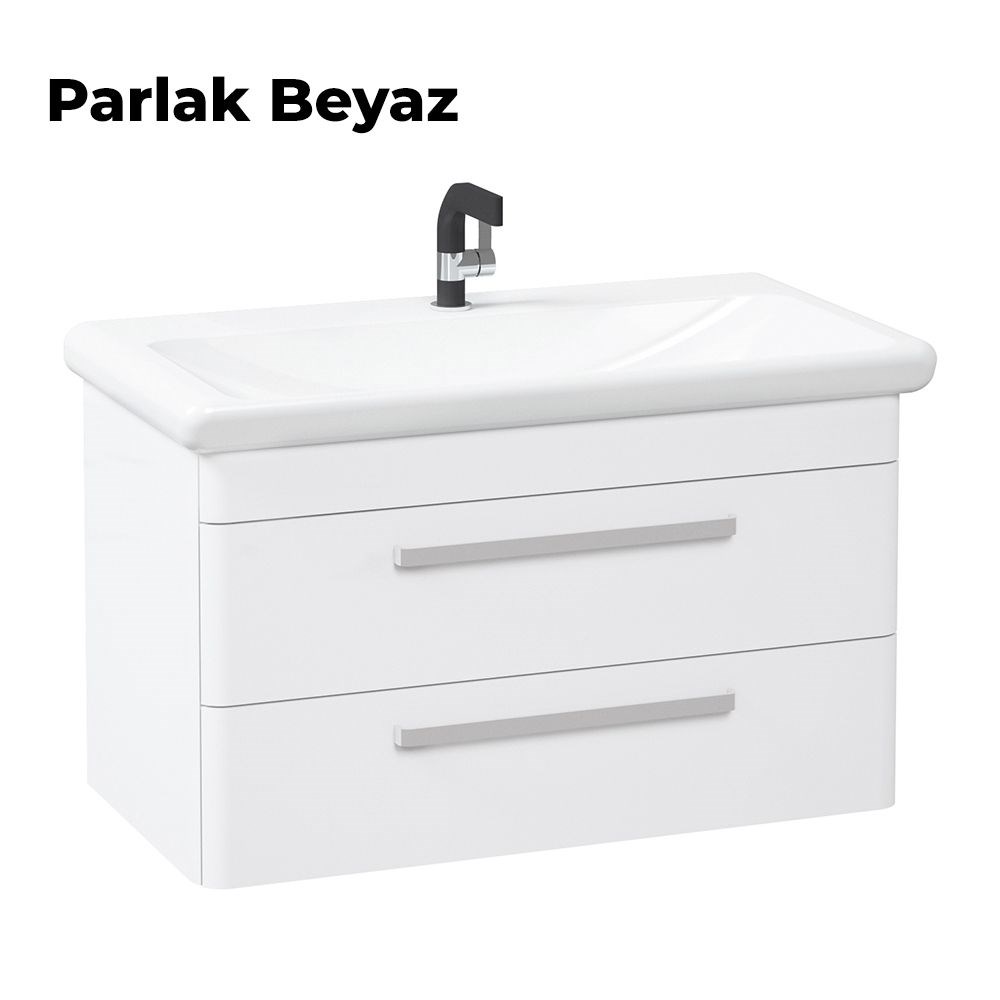 Orka Rose 100 cm Banyo Dolabı