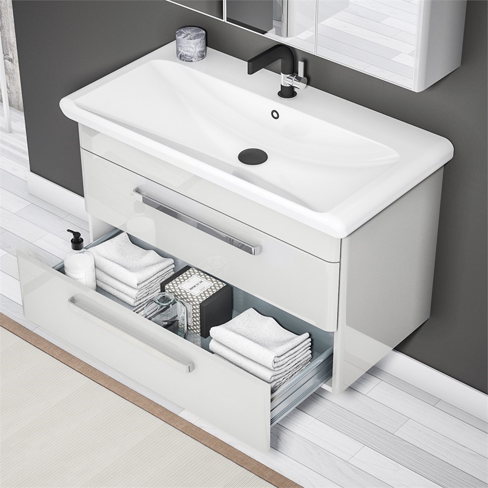 Orka Rose 100 cm Banyo Dolabı
