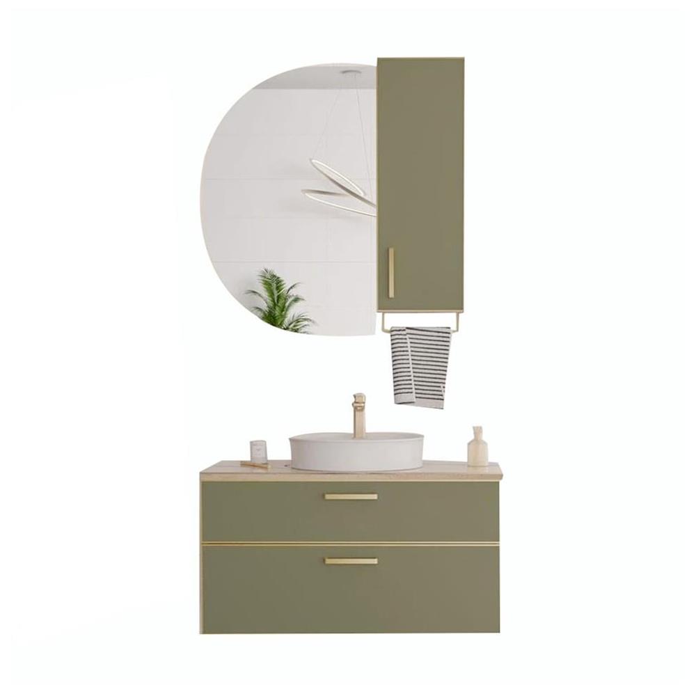 OrkaSalerno 95 cm Banyo Dolabı