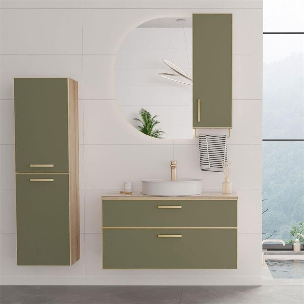 Orka Salerno 95 cm Banyo Dolabı