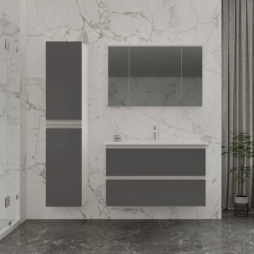 Orka Terme 100 cm Çekmeceli Banyo Dolabı