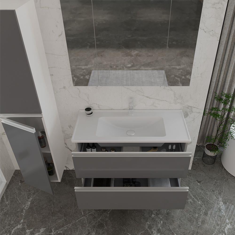 Orka Terme 120 cm Çekmeceli Banyo Dolabı