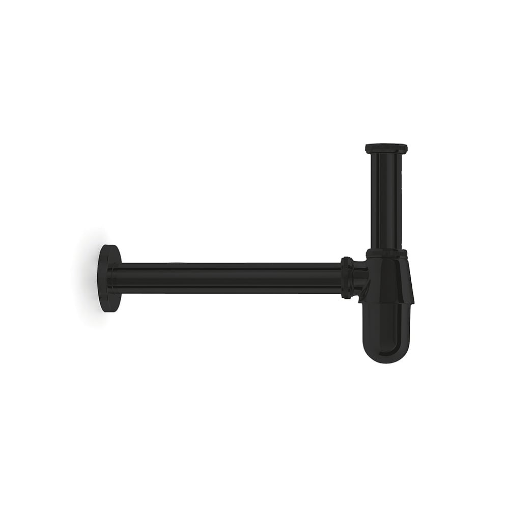 OrkaTP255B Siyah Lavabo Sifonu Alt Grubu