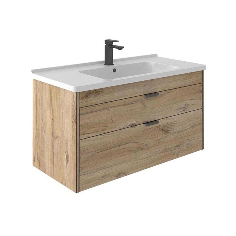 Orka Trio 100 cm Asma Çekmeceli Banyo Dolabı Alt Modülü