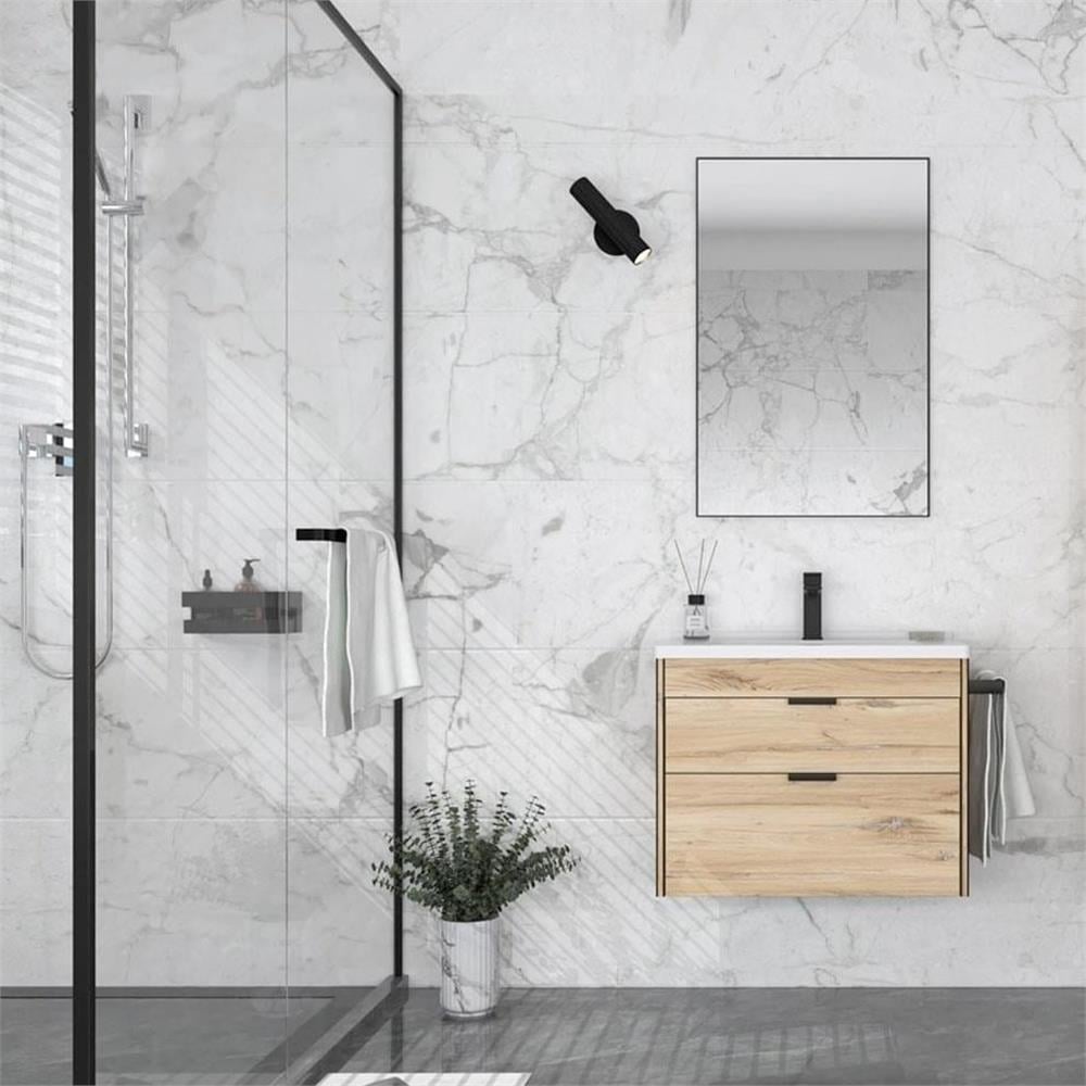 Orka Trio 100 cm Asma Çekmeceli Banyo Dolabı