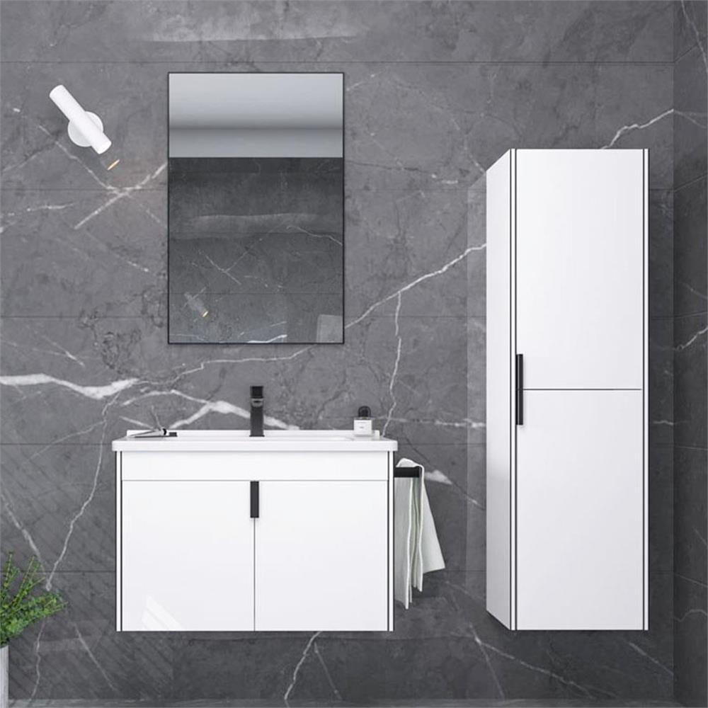 Orka Trio 100 cm Asma Kapaklı Banyo Dolabı